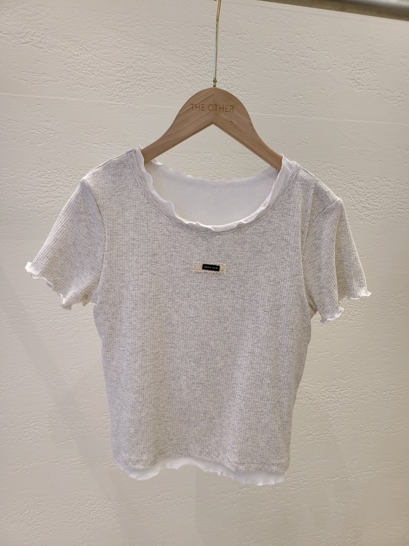 THE OTHER韓國東大門代購女士新品時尚熱賣26春夏休閑T恤THE OTHERT恤圖色1