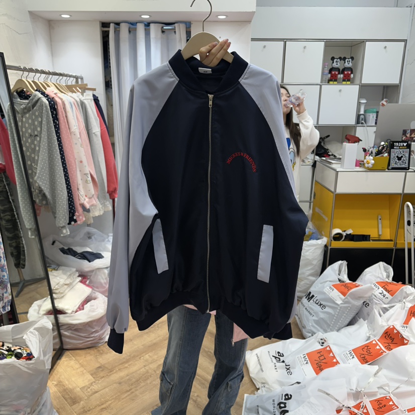 DE LINE韓國東大門代購女士新品熱賣26春夏職業人氣夾克DE LINE夾克圖色2