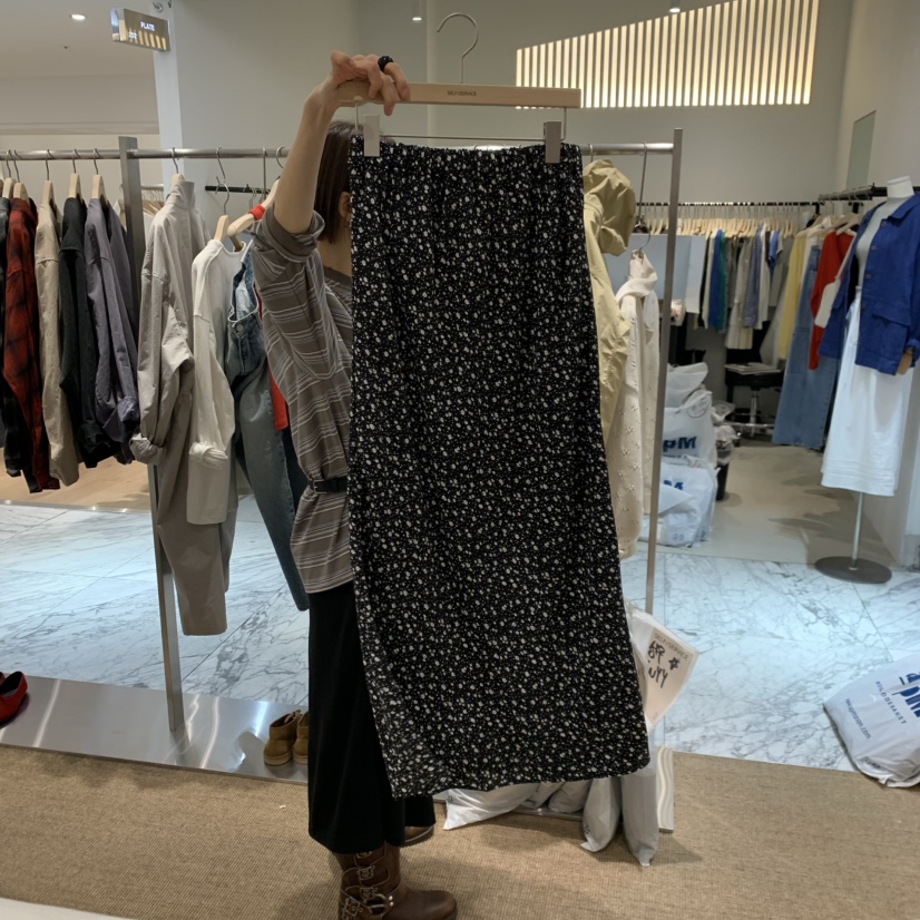 SELF SERVICE韓國東大門直郵女裝新款職業休閑26春夏長裙SELF SERVICE長裙圖色2