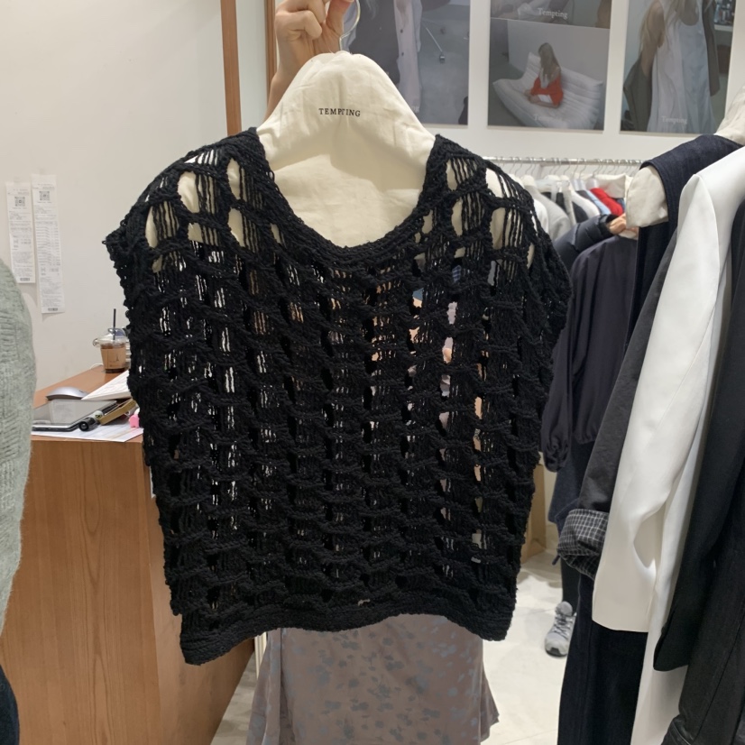 TEMPTING韓國直郵女士新款推薦吊帶背心不含腰帶不含內搭手工TEMPTING吊帶/背心圖色1