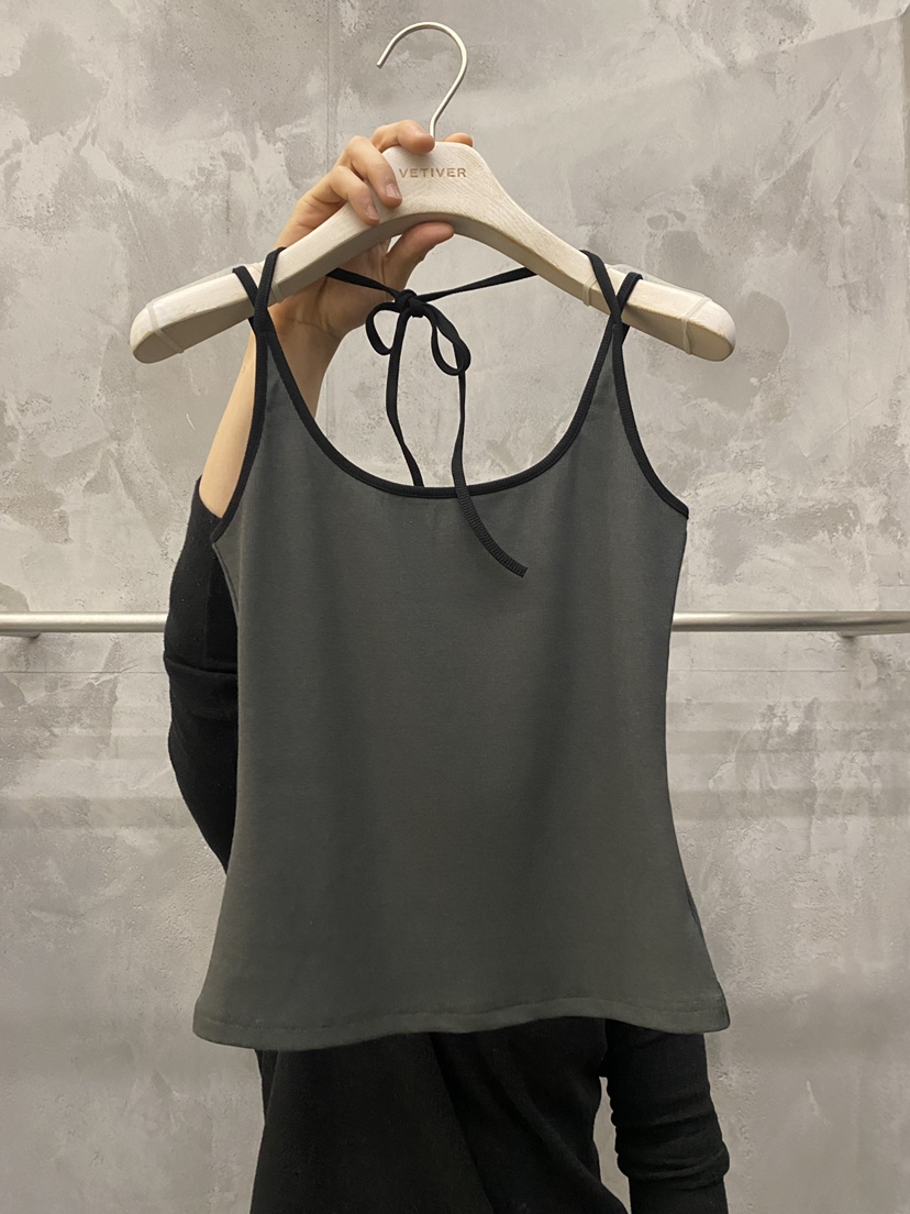 THE VETIVER-A韓國東大門直郵女裝新款推薦時尚吊帶背心VETIVER吊帶/背心圖色2