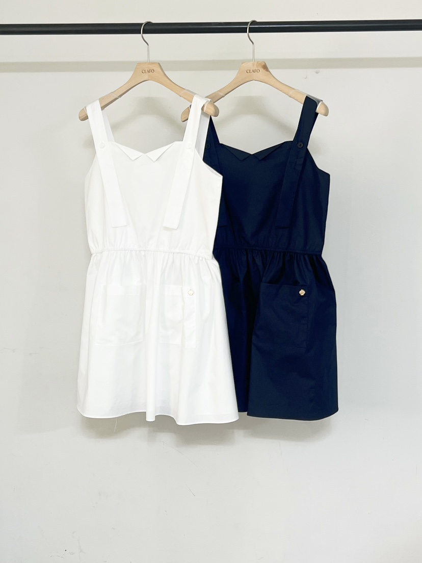 CLAFO韓國東大門直郵女士新品休閑人氣推薦26春夏時尚連衣裙CLAFO連衣裙