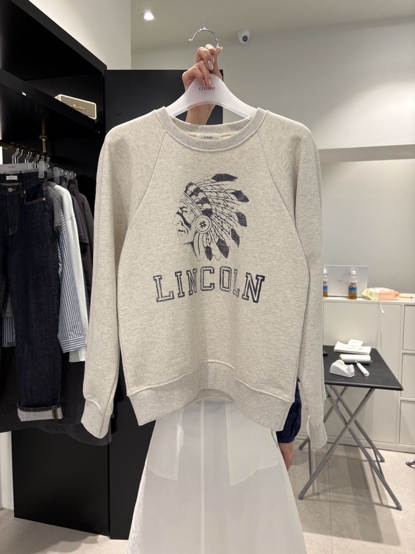 CREAM-P韓國直郵女士新款推薦時尚休閑26春夏熱賣職業衛衣CREAM-P衛衣圖色1