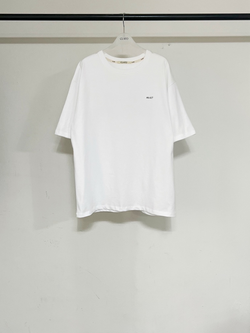 CLAFO韓國直郵實拍女裝新款人氣職業休閑26春夏推薦熱賣T恤CLAFOT恤圖色1