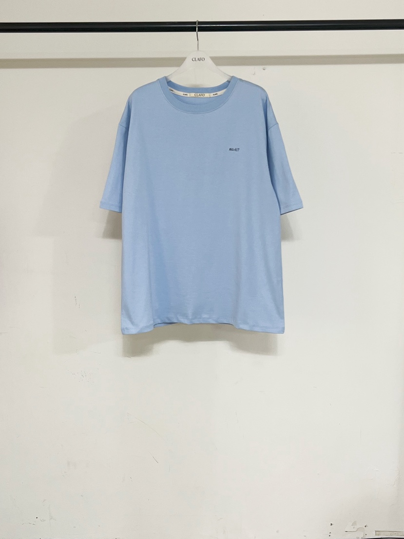 CLAFO韓國直郵實拍女裝新款人氣職業休閑26春夏推薦熱賣T恤CLAFOT恤圖色3