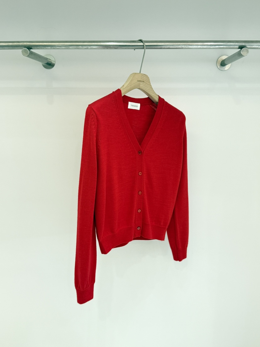 TOOGOOD韓國直郵實拍女士新品人氣休閑推薦針織衫V領開衫TOOGOOD針織衫圖色4