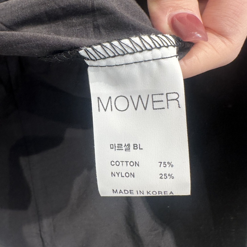MOWER韓國直郵實拍女裝新品推薦人氣休閑26春夏襯衫蕾絲衫MOWER襯衫/蕾絲衫