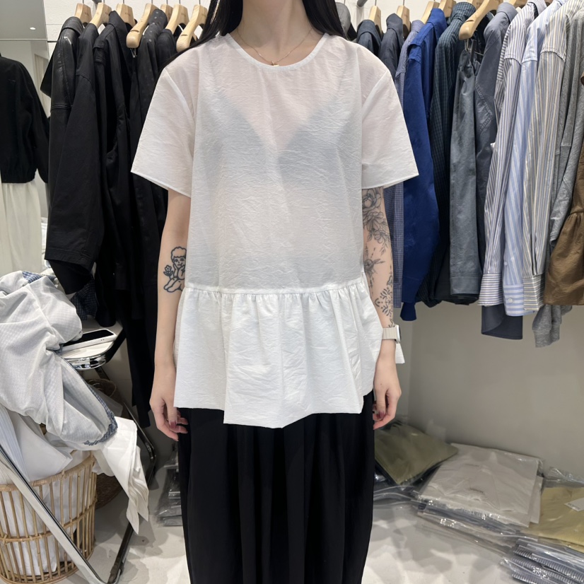 MOWER韓國直郵實拍女裝新品推薦人氣休閑26春夏襯衫蕾絲衫MOWER襯衫/蕾絲衫圖色1