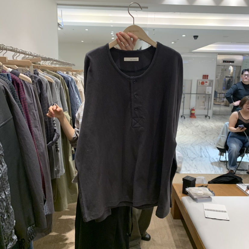 SELF SERVICE韓國代購女士新品推薦休閑熱賣人氣長袖T恤SELF SERVICE長袖T恤圖色2