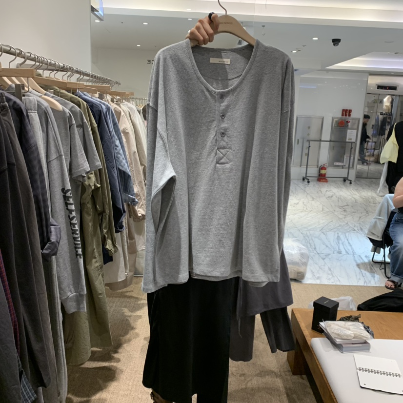 SELF SERVICE韓國代購女士新品推薦休閑熱賣人氣長袖T恤SELF SERVICE長袖T恤圖色3