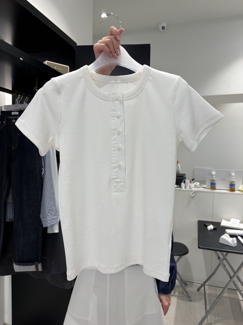 CREAM-P韓國直郵女士新款休閑人氣推薦時尚職業熱賣26春夏T恤CREAM-PT恤圖色1