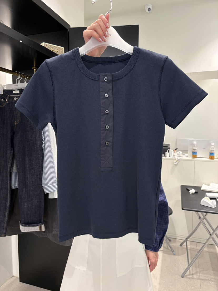 CREAM-P韓國直郵女士新款休閑人氣推薦時尚職業熱賣26春夏T恤CREAM-PT恤圖色2