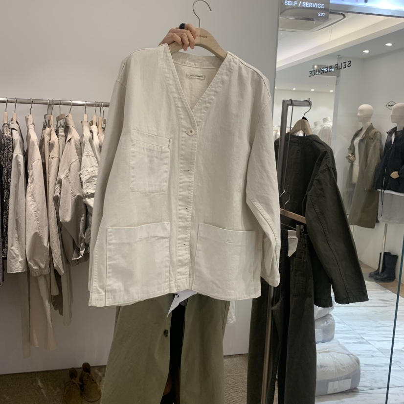 SELF SERVICE韓國代購女裝新品職業時尚休閑推薦人氣夾克SELF SERVICE夾克圖色1