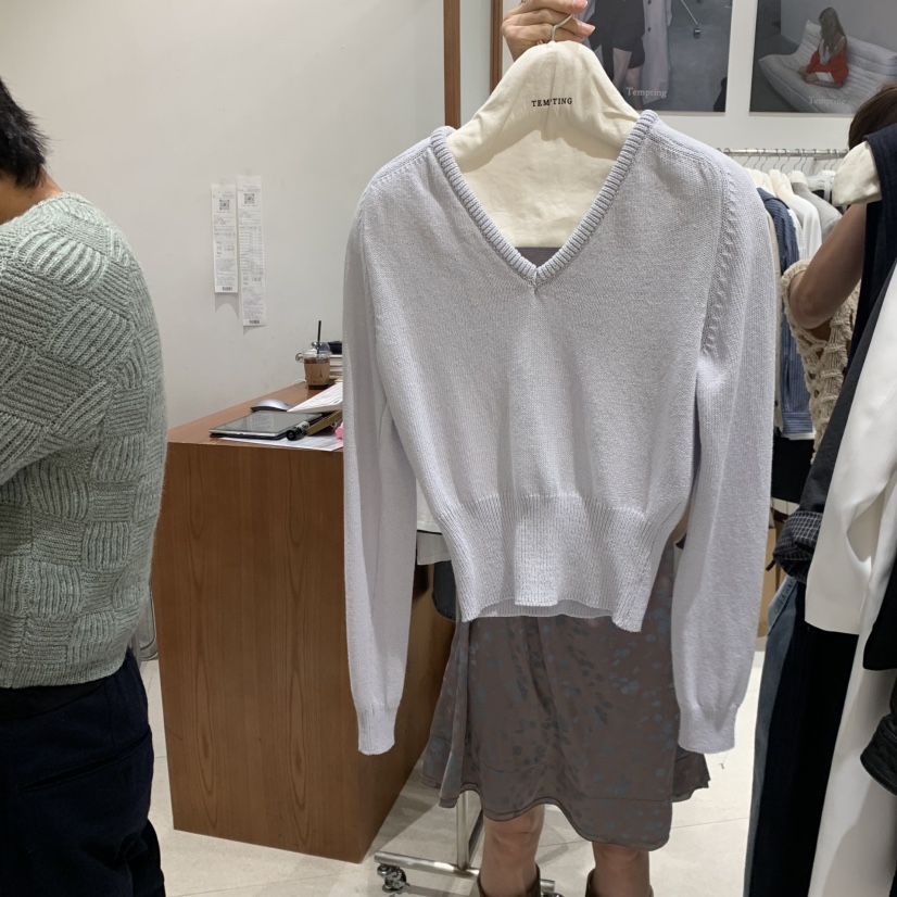TEMPTING韓國東大門代購女士新款休閑推薦熱賣人氣針織衫TEMPTING針織衫圖色2