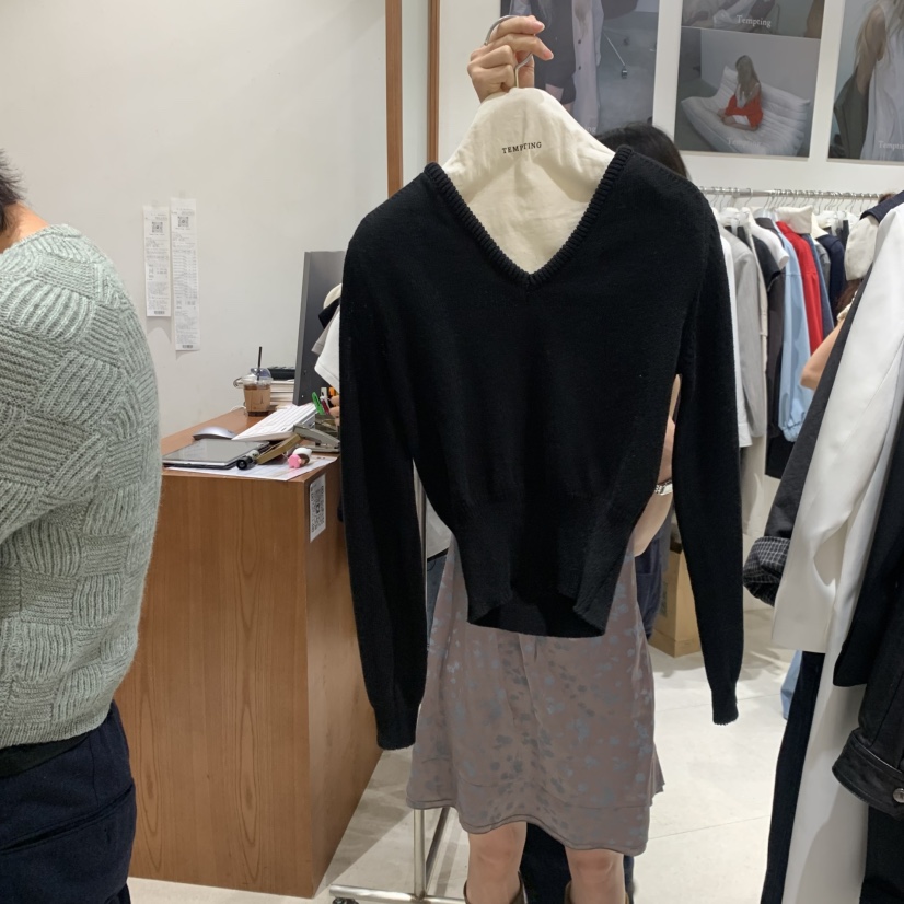TEMPTING韓國東大門代購女士新款休閑推薦熱賣人氣針織衫TEMPTING針織衫圖色3
