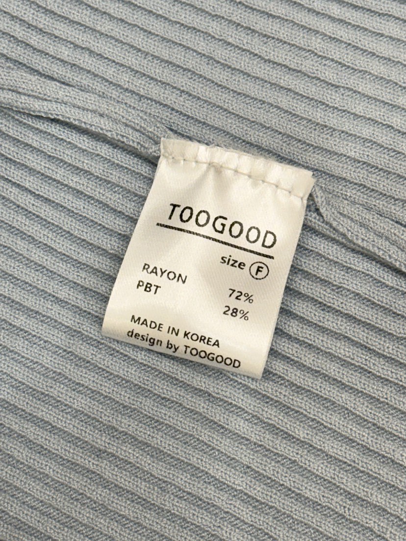 TOOGOOD韓國直郵實拍女士新品熱賣26春夏人氣推薦針織衫拉鏈TOOGOOD針織衫