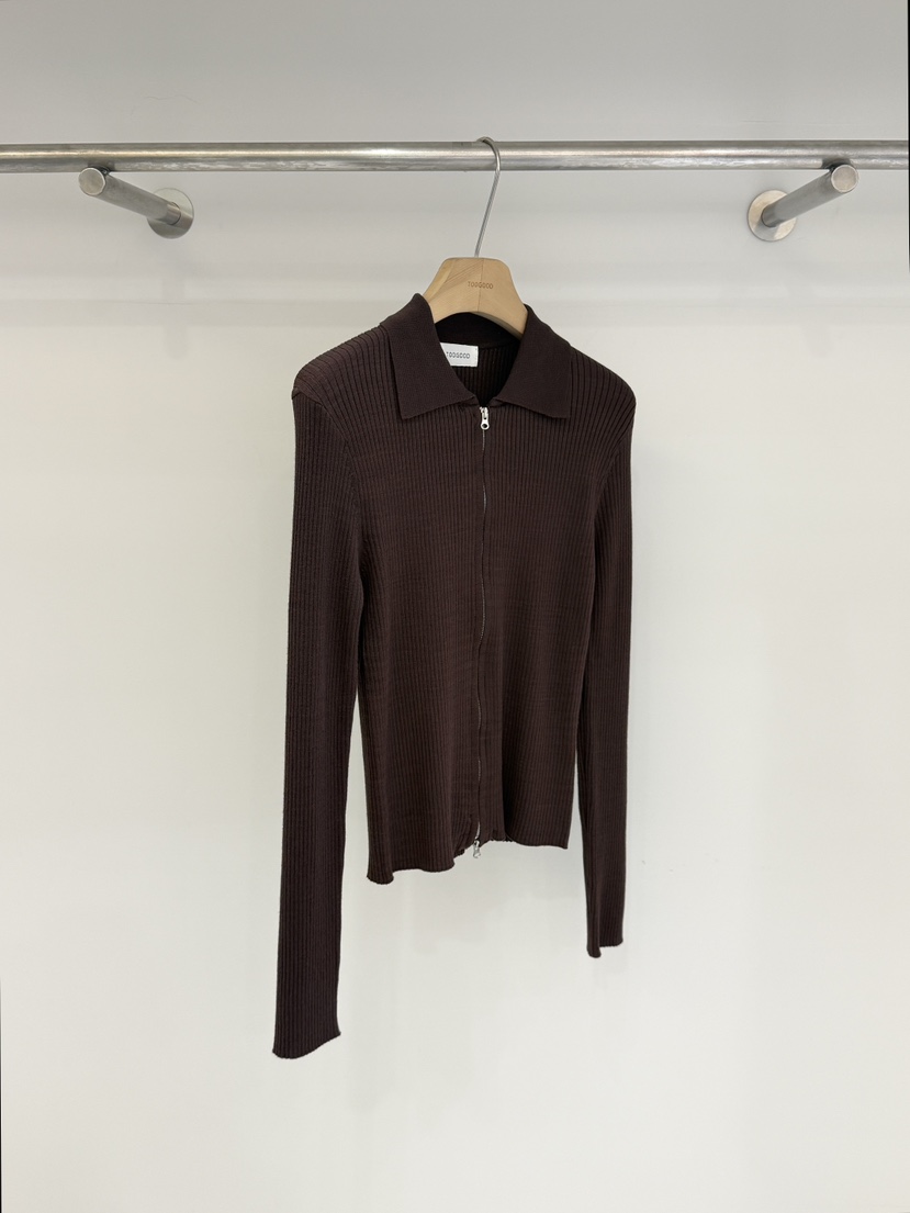 TOOGOOD韓國直郵實拍女士新品熱賣26春夏人氣推薦針織衫拉鏈TOOGOOD針織衫圖色4