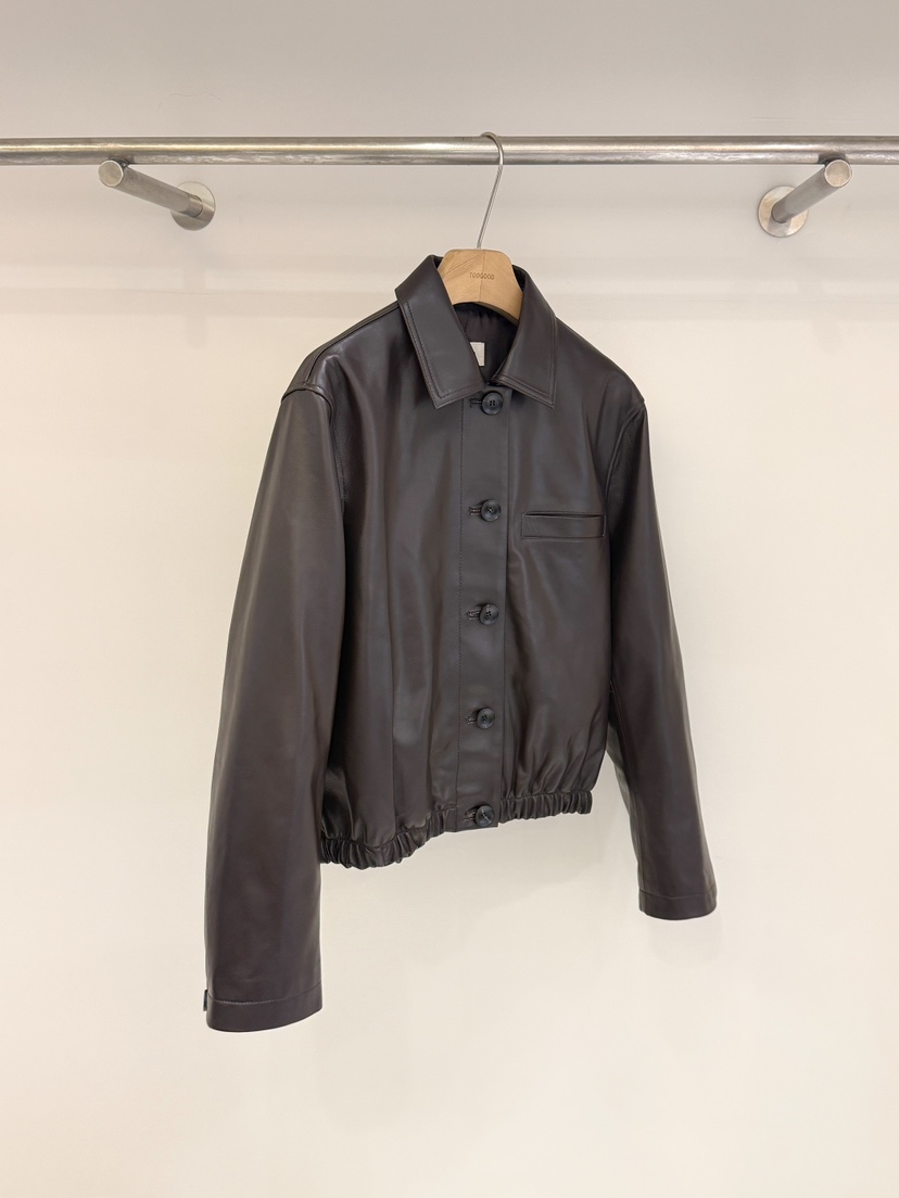 TOOGOOD韓國東大門直郵女裝新款熱賣休閑26春夏推薦時尚皮衣TOOGOOD皮衣圖色1棕色