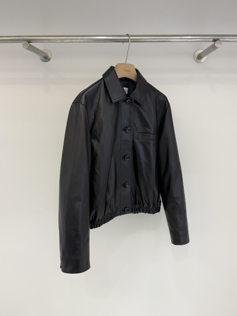 TOOGOOD韓國東大門直郵女裝新款熱賣休閑26春夏推薦時尚皮衣TOOGOOD皮衣圖色2黑色