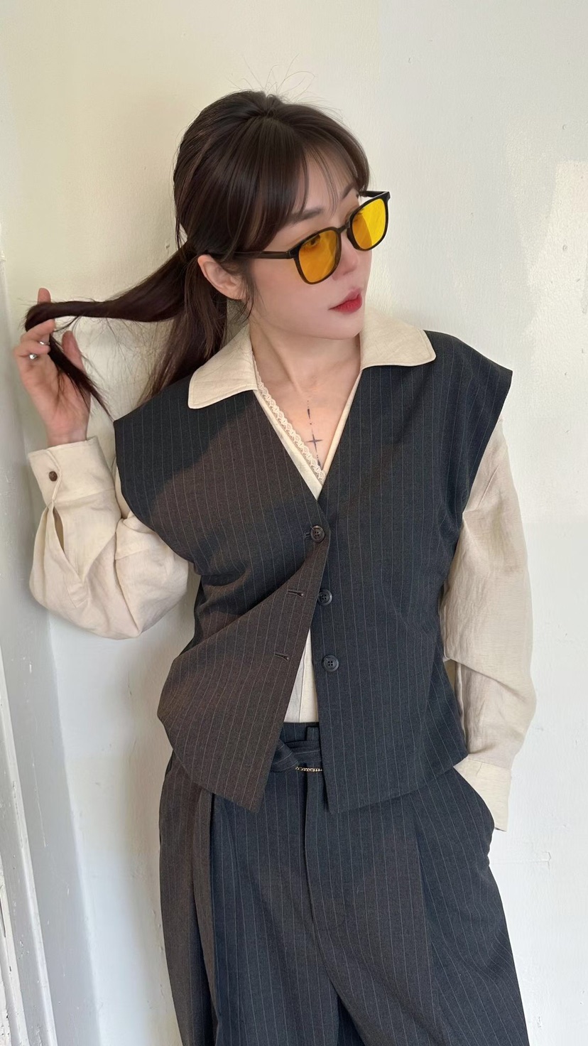 GENTLE B/LOVENTINA韓國東大門代購女裝新品休閑26春夏馬甲GENTLE B/LOVENTINA馬甲