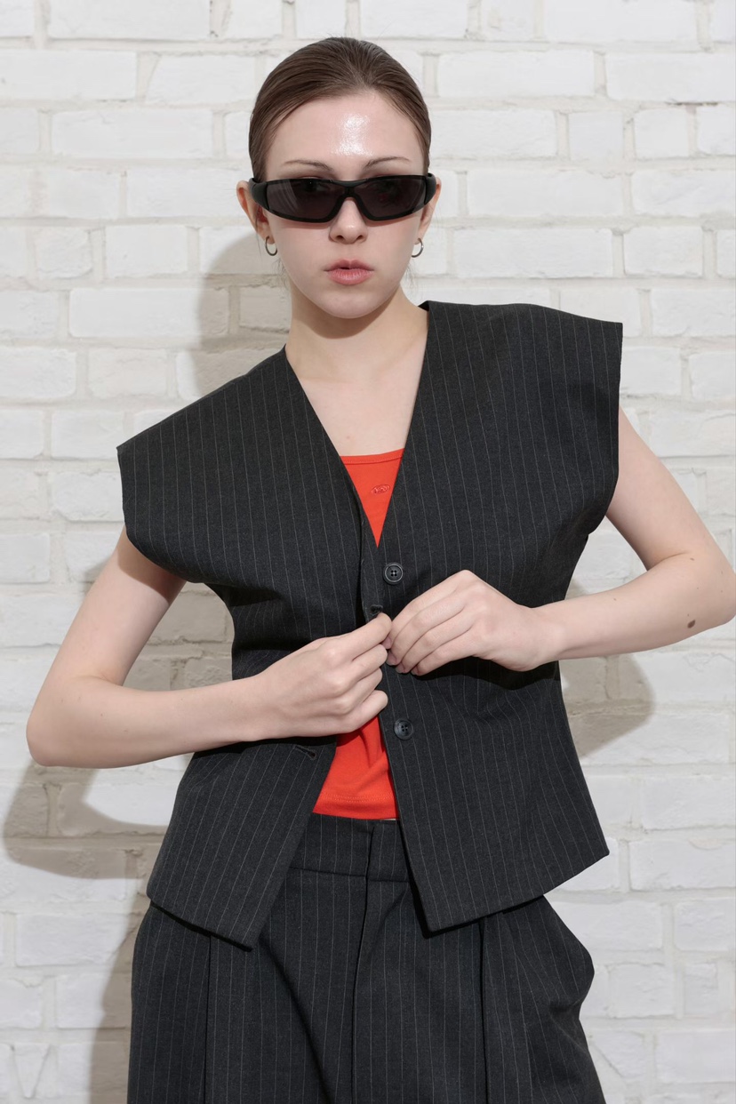 GENTLE B/LOVENTINA韓國東大門代購女裝新品休閑26春夏馬甲GENTLE B/LOVENTINA馬甲