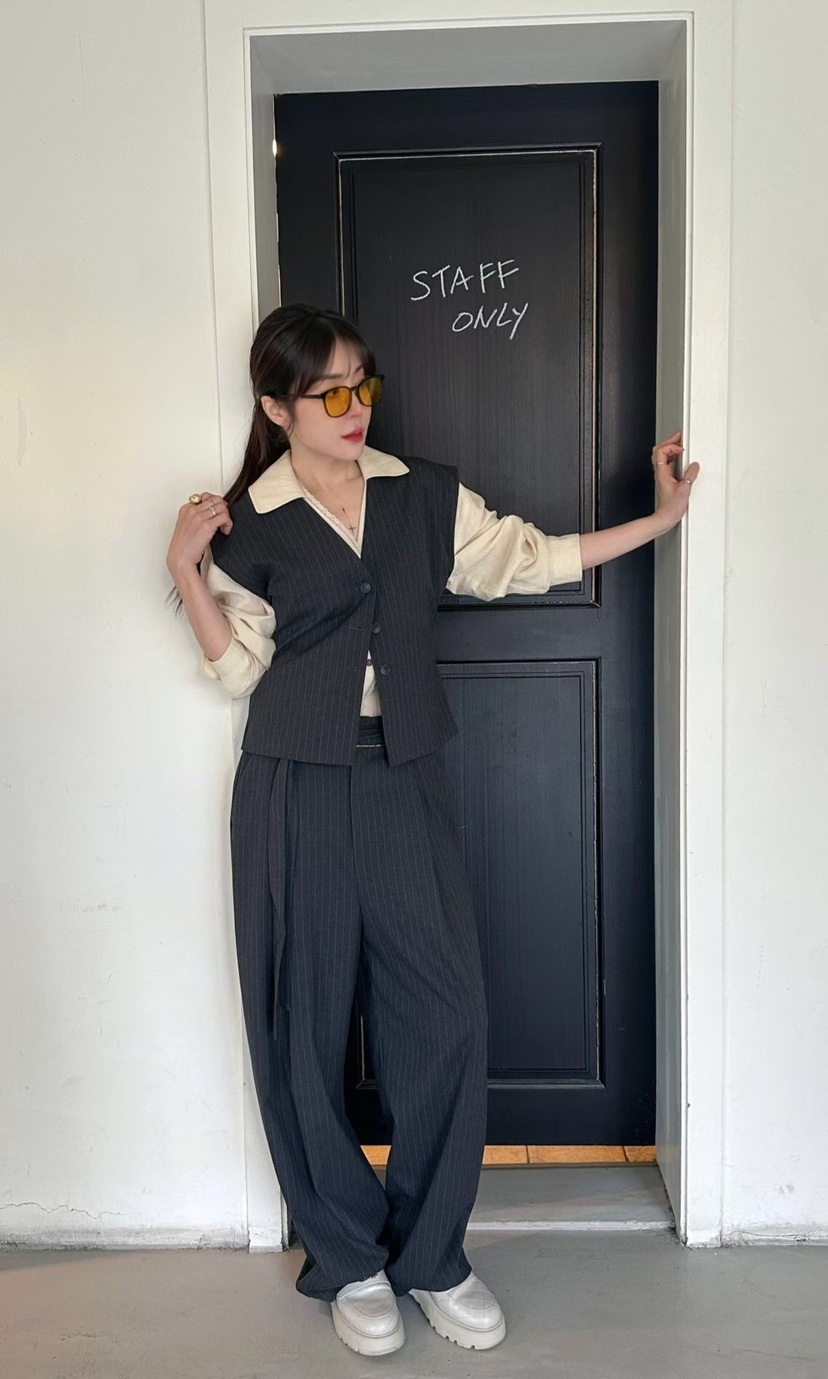 GENTLE B/LOVENTINA韓國東大門代購女裝新品休閑26春夏馬甲GENTLE B/LOVENTINA馬甲