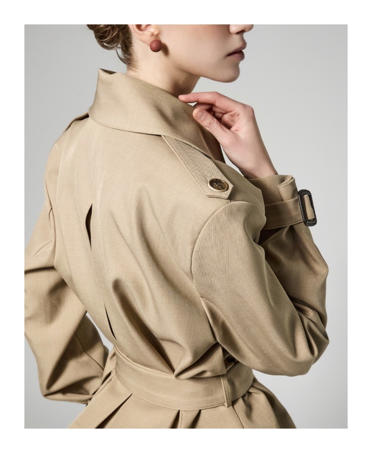 TANIA韓國東大門代購女裝新款職業人氣26春夏時尚夾克含腰帶TANIA夾克