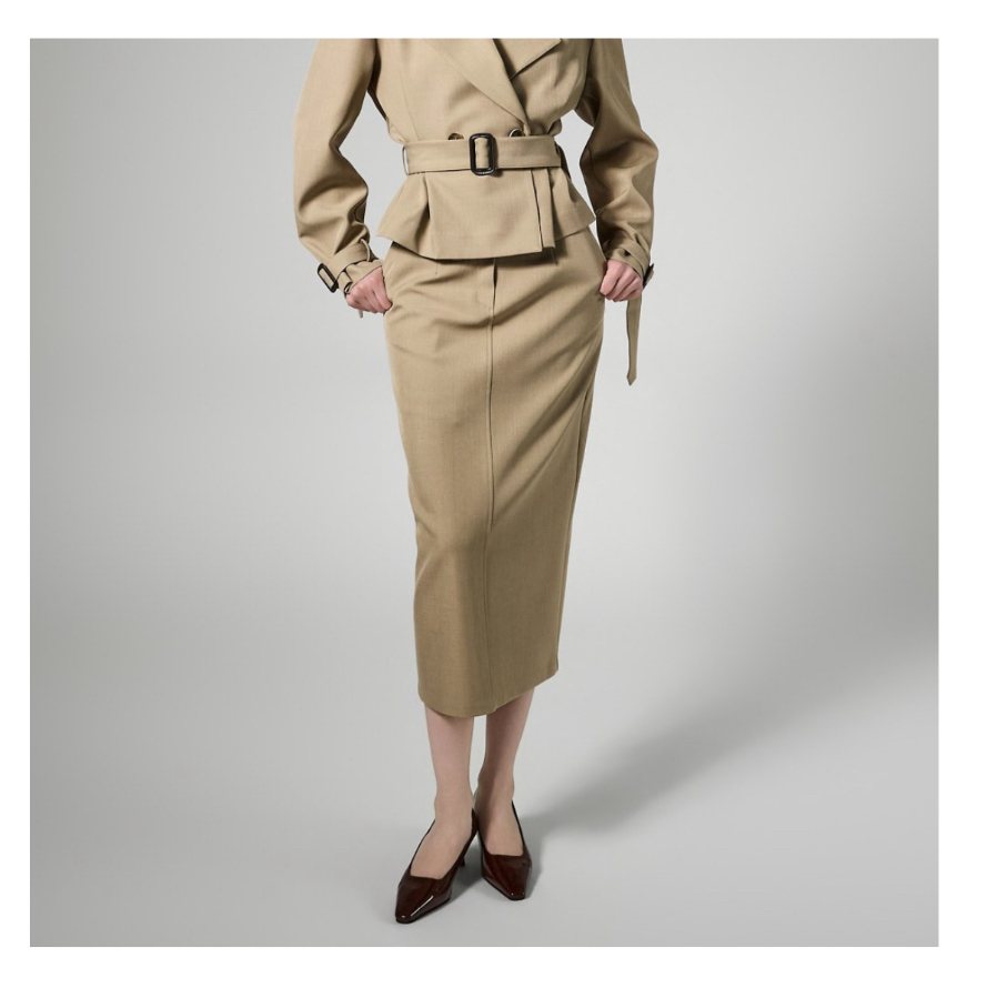 TANIA韓國直郵女裝新款熱賣26春夏人氣職業時尚半身裙中短裙TANIA半身裙/中短裙