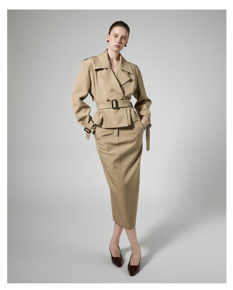 TANIA韓國直郵女裝新款熱賣26春夏人氣職業時尚半身裙中短裙TANIA半身裙/中短裙