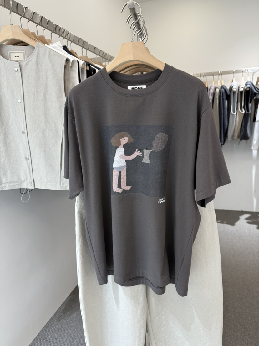 MONE-A韓國直郵實拍女士新款休閑人氣推薦熱賣26春夏T恤MONE-AT恤圖色3