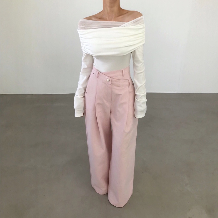 2TWO MOON韓國直郵實拍女裝新款時尚休閑26春夏職業長袖T恤2TWO MOON長袖T恤