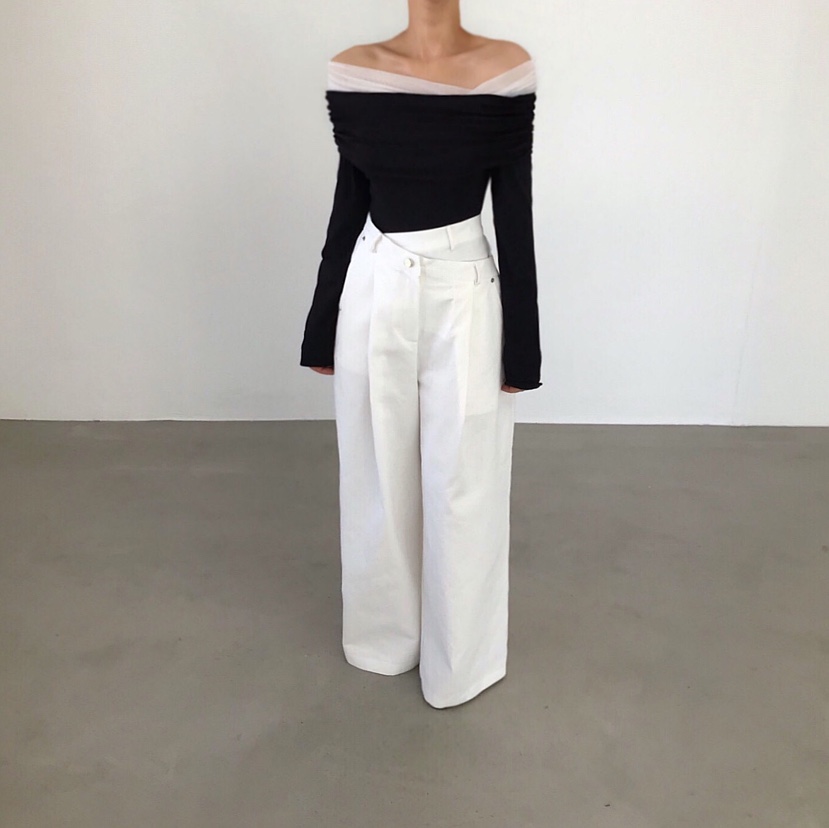 2TWO MOON韓國直郵實拍女裝新款時尚休閑26春夏職業長袖T恤2TWO MOON長袖T恤