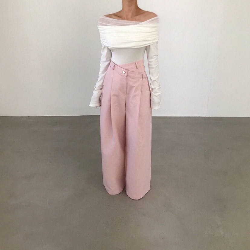 2TWO MOON韓國直郵實拍女裝新款時尚休閑26春夏職業長袖T恤2TWO MOON長袖T恤