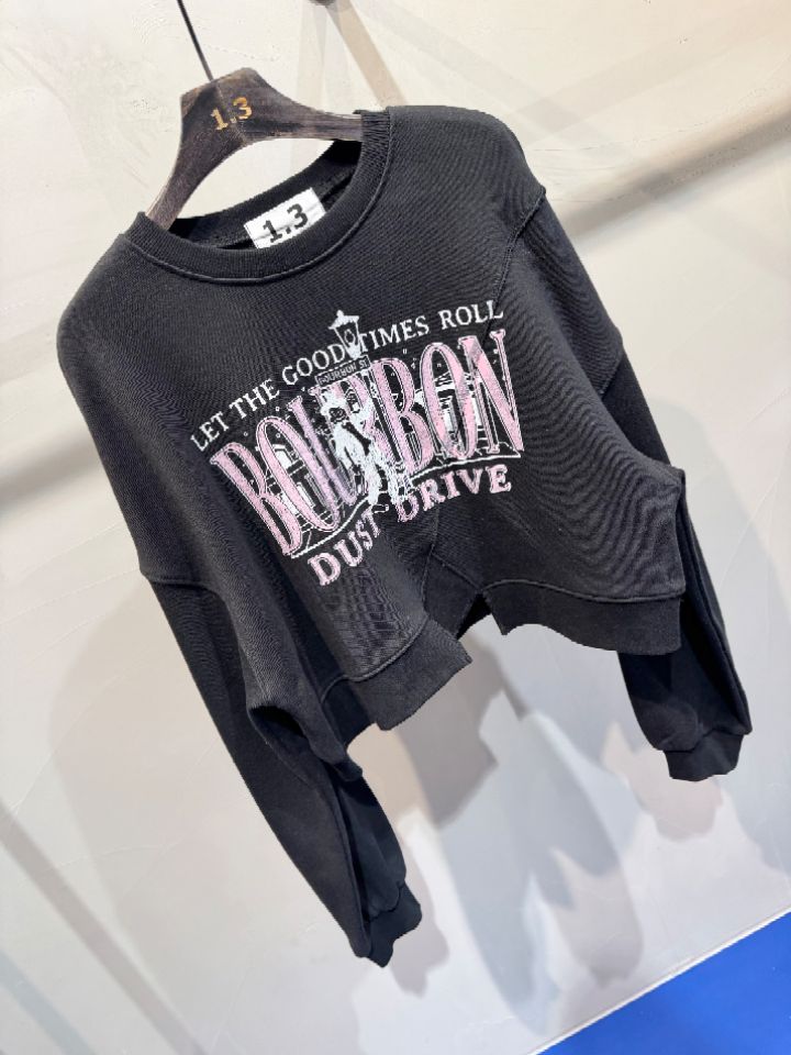 1.3韓國直郵實拍女裝新款熱賣26春夏時尚職業休閑人氣衛衣1.3衛衣