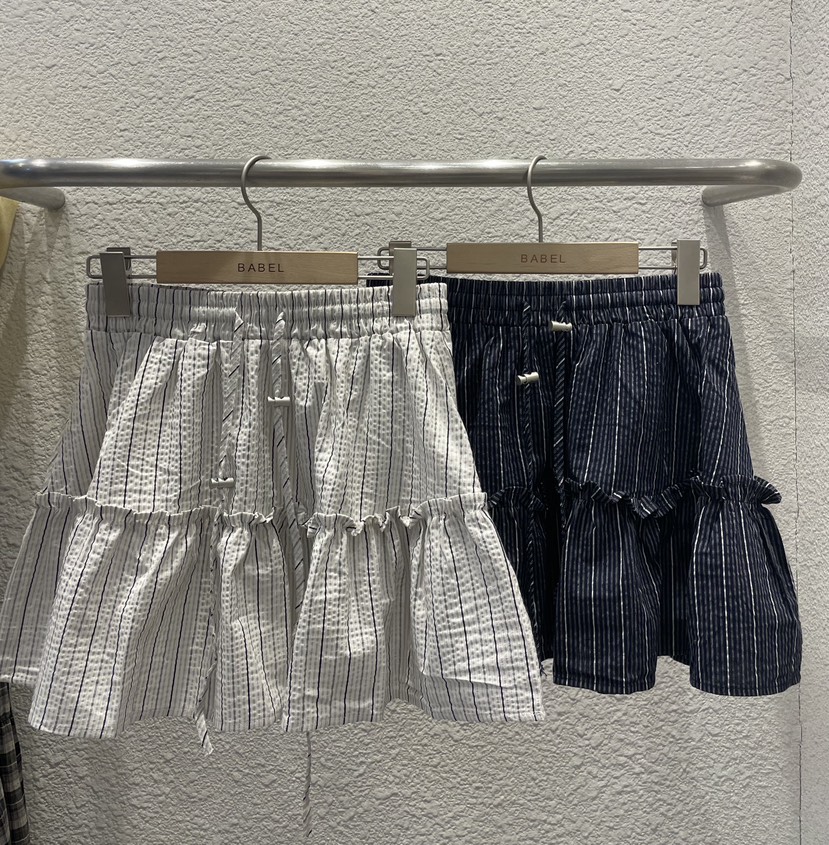 BABEL韓國直郵實拍女裝新品時尚熱賣推薦職業26春夏人氣短裙BABEL短裙