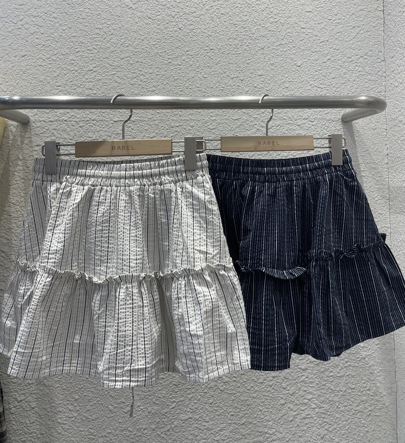 BABEL韓國直郵實拍女裝新品時尚熱賣推薦職業26春夏人氣短裙BABEL短裙