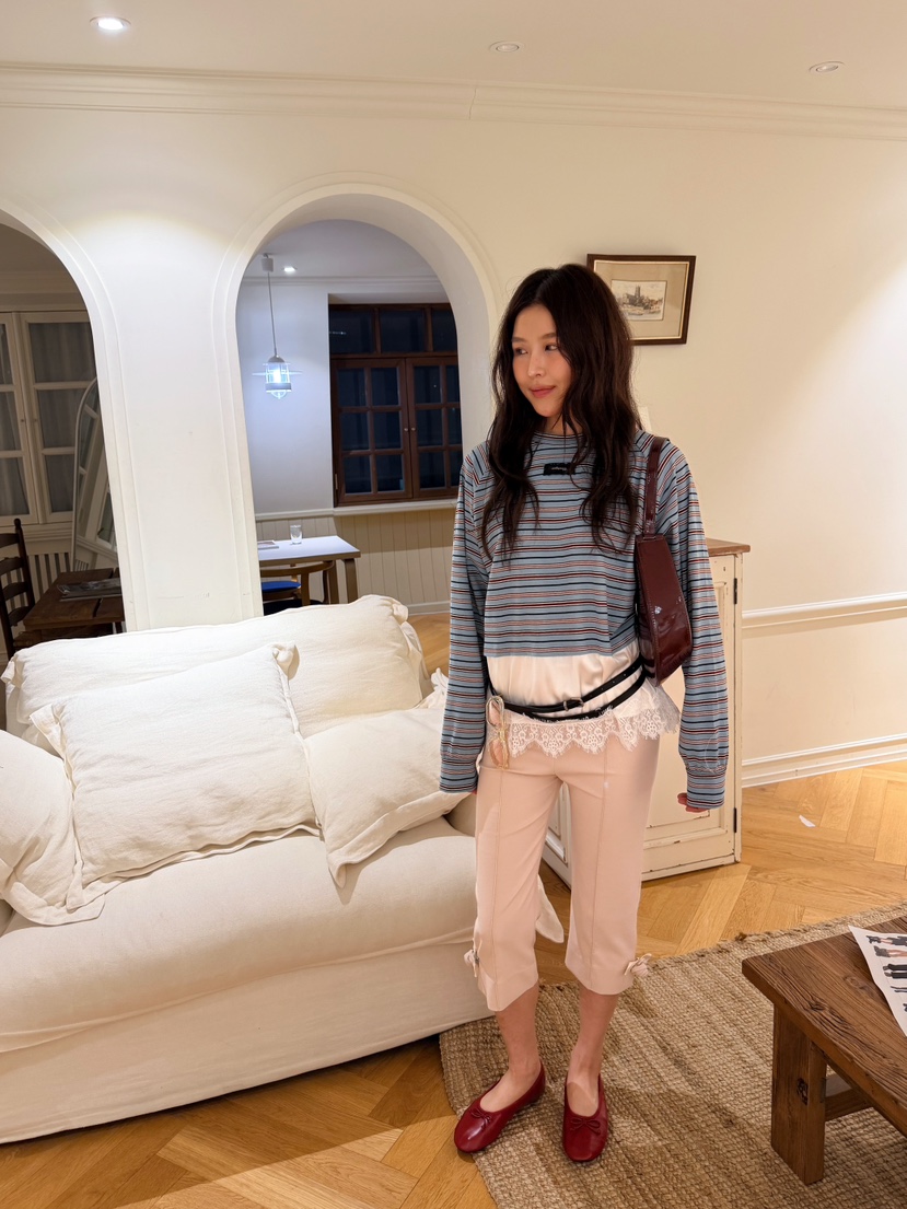 BOUTIQUE-L韓國直郵女裝新款職業26春夏人氣時尚熱賣休閑褲BOUTIQUE-L休閑褲