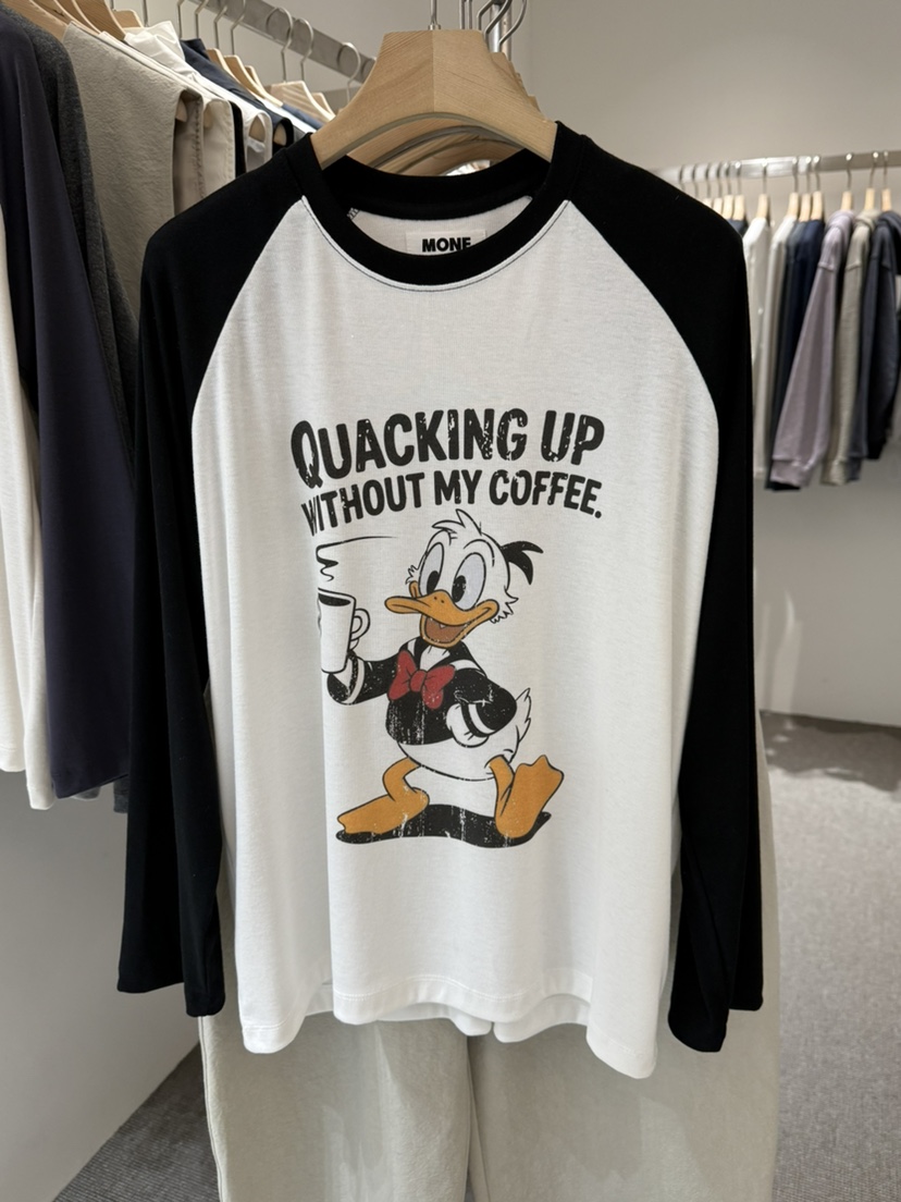 MONE-A韓國東大門直郵女裝新款推薦人氣熱賣26春夏長袖T恤MONE-A長袖T恤圖色1