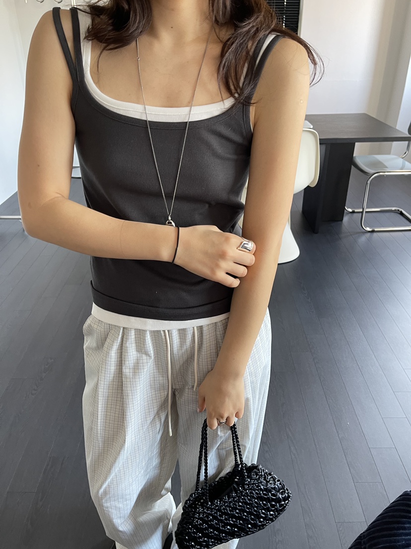 TORRE韓國代購女裝新款26春夏休閑熱賣人氣推薦時尚吊帶背心TORRE吊帶/背心