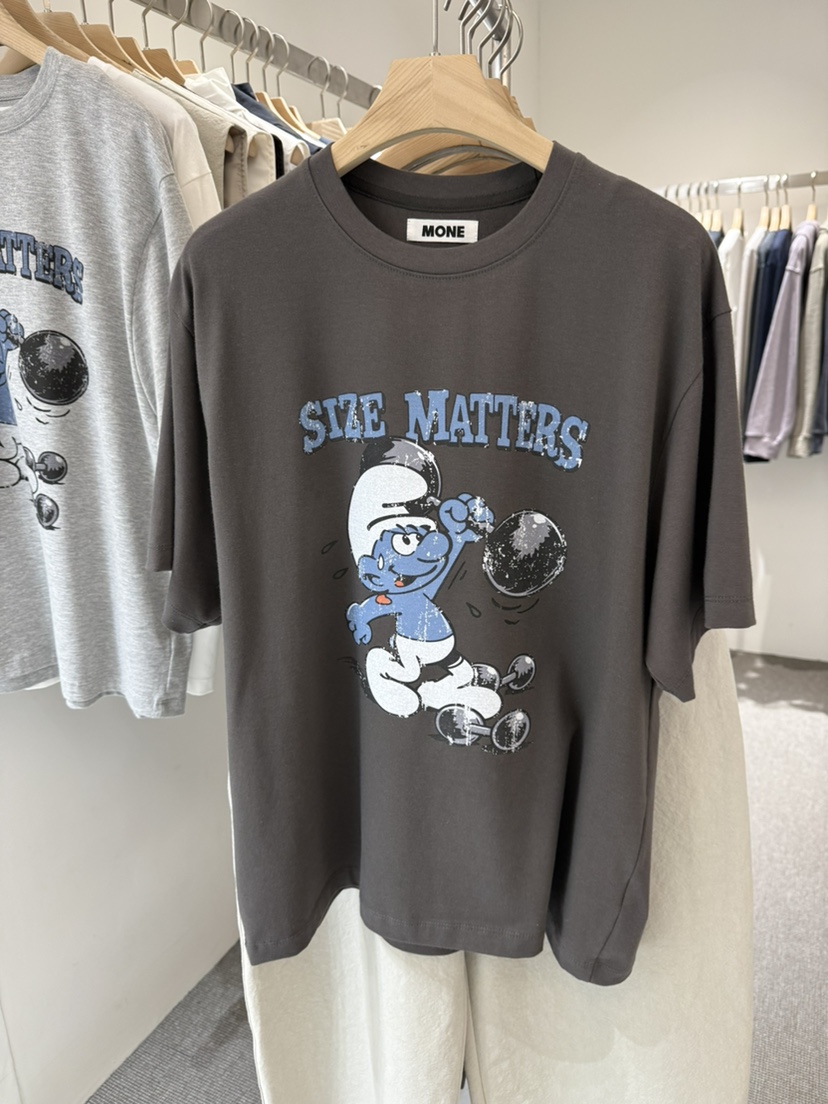 MONE-A韓國代購女裝新款26春夏職業休閑時尚推薦熱賣T恤MONE-AT恤圖色3