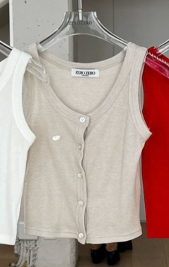 ZEROZERO韓國東大門直郵女裝新品熱賣時尚職業26春夏吊帶背心ZEROZERO吊帶/背心圖色2