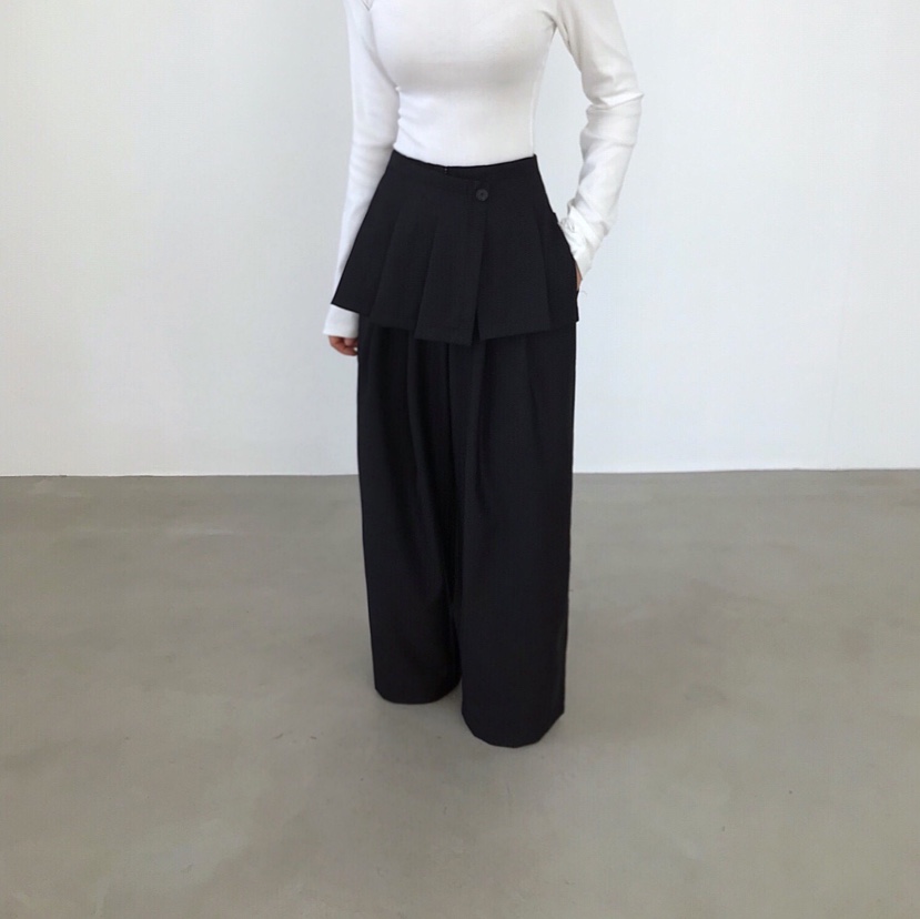 2TWO MOON韓國東大門直郵女士新品人氣時尚熱賣休閑裙褲2TWO MOON裙褲圖色2