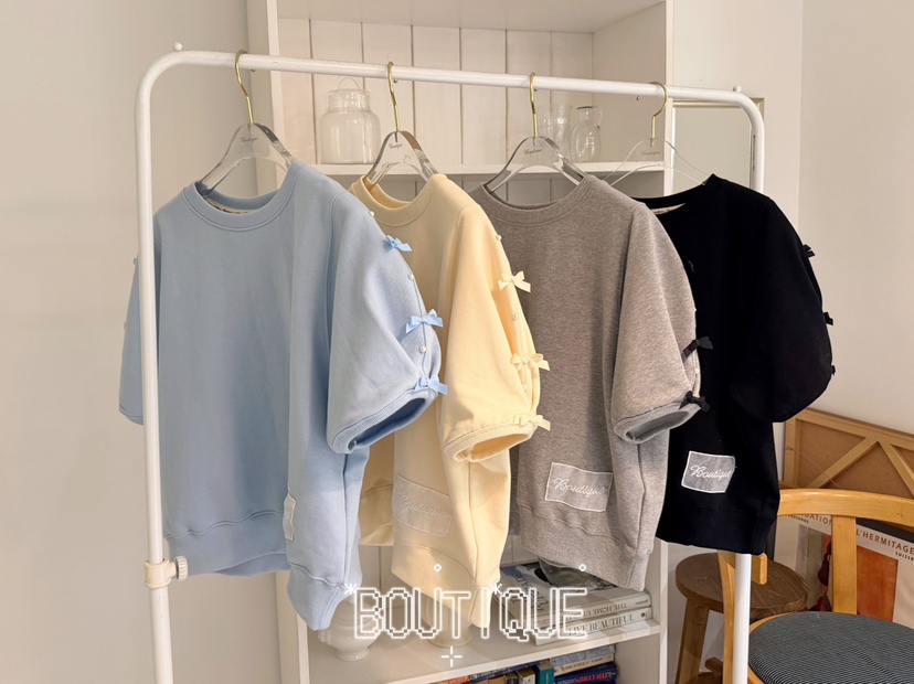 BOUTIQUE-L韓國直郵實拍女士新品熱賣職業推薦休閑人氣T恤BOUTIQUE-LT恤