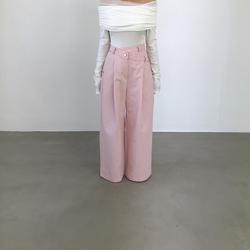 2TWO MOON韓國直郵實拍女士新款人氣熱賣推薦職業休閑褲2TWO MOON休閑褲圖色1