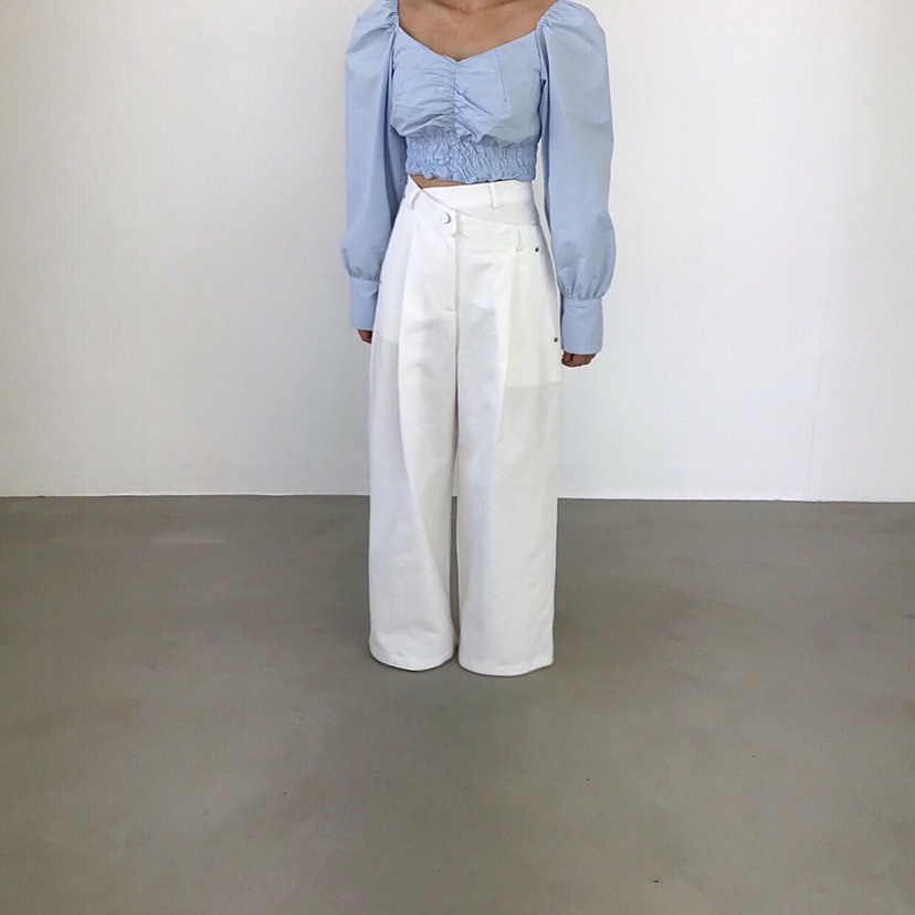 2TWO MOON韓國直郵實拍女士新款人氣熱賣推薦職業休閑褲2TWO MOON休閑褲圖色2