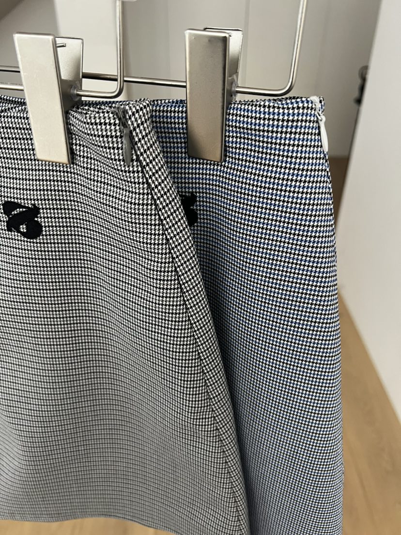 ZEROZERO韓國直郵實拍女裝新品休閑時尚職業人氣短裙紐扣ZEROZERO短裙