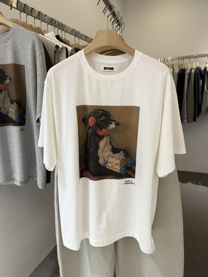 MONE-A韓國東大門代購女士新品休閑熱賣人氣推薦職業T恤MONE-AT恤圖色1