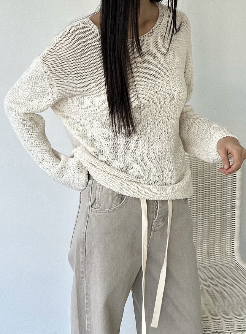 LE VASE韓國直郵女士新品人氣熱賣推薦職業時尚26春夏針織衫LE VASE針織衫