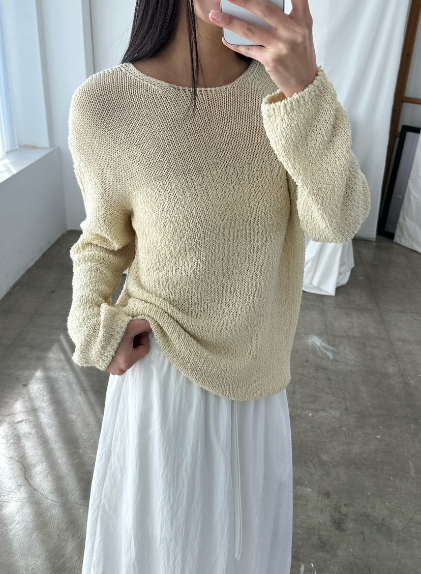 LE VASE韓國直郵女士新品人氣熱賣推薦職業時尚26春夏針織衫LE VASE針織衫