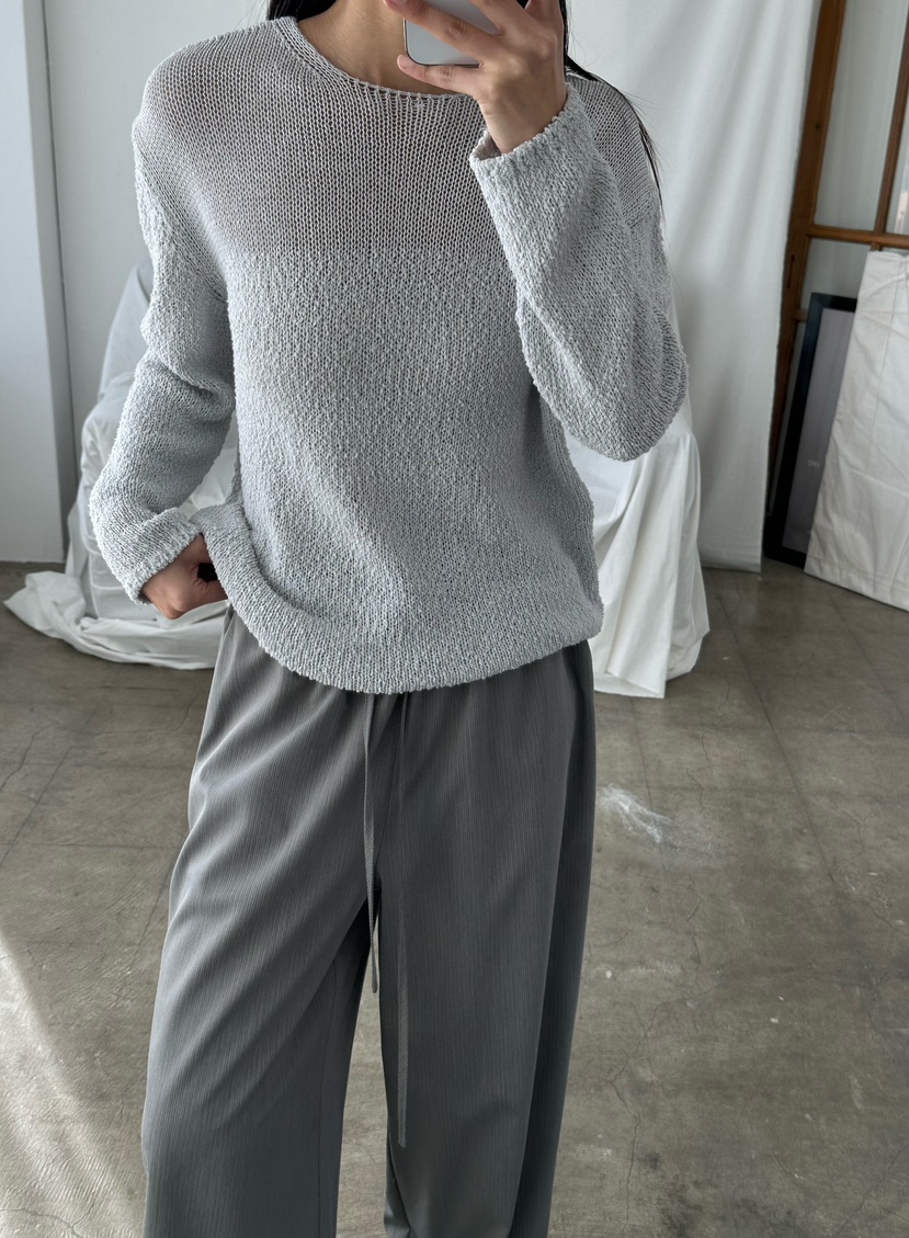 LE VASE韓國直郵女士新品人氣熱賣推薦職業時尚26春夏針織衫LE VASE針織衫圖色3